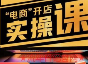 2023小李子电商抖店商品卡,商品卡实操流程,抖音小店无货源精细化全套流程实操课-流年日记