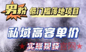 2023最新超耐造男粉项目实操教程，抖音快手短视频引流到私域自动成交，单人单号单日变现1000+-流年日记