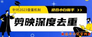 2023年最新电脑版剪映深度去重方法,针对最新查重机制的剪辑去重-流年日记