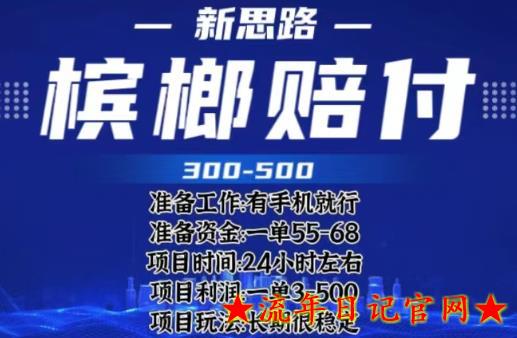 2023最新外卖槟榔赔付思路，一单收益至少300+【仅揭秘】-流年日记