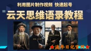 2023云天思维老者语录教程(图片会说话)详细教程+软件-流年日记