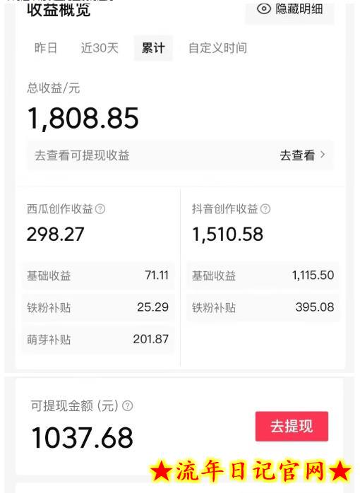 西瓜视频搞笑号，无脑操作新手小白也可月入6K