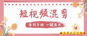 【独家首发】价值几百无敌好用短视频混剪软件,效率翻倍-流年日记
