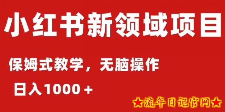 小红书AI掘金：保姆式教程，日入1000＋，小白可轻松上手-流年日记