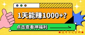 暴力冷门项目，小吃配方，多种变现，1天能赚1000+！-流年日记