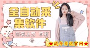 全自动抖音采集工具黑科技2.0,精准采集对应博主评论区用户-流年日记