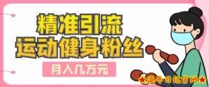精准引流运动健身粉丝，轻松月入几万-流年日记