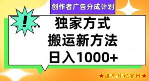 视频号创作者广告分成计划,1分钟1条原创视频,日入1000+-流年日记