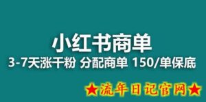 【蓝海项目】2023最强蓝海项目,小红书商单项目,没有之一!-流年日记