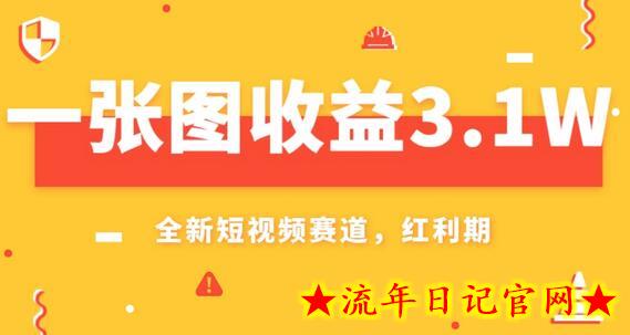 一张图收益3.1w，AI赛道新风口，小白无脑操作轻松上手-流年日记