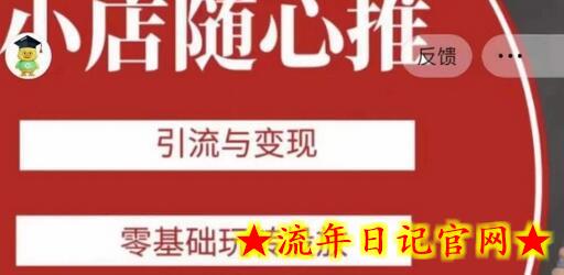 老陈随心推助力新老号，引流与变现，零基础玩转投放-流年日记