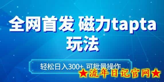 全网首发磁力toptop玩法 轻松日入300+-流年日记