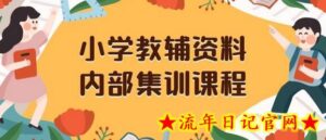小学教辅资料,内部集训保姆级教程,私域一单收益29-129(教程+资料)-流年日记