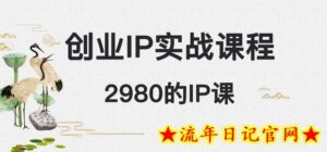 外边卖2980的创业IP课程,做私域月入5w+-流年日记