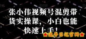 张小伟视频号混剪带货实操课,小白也能快速上手!-流年日记