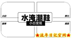 2024全新冷门水淹潮鞋无人直播玩法,小白也能轻松上手,打爆私域流量,轻松实现变现-流年日记