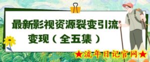 利用最新的影视资源裂变引流变现自动引流自动成交（全五集）-流年日记