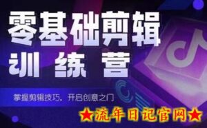 2024短剧剪辑师训练营,短剧达人训练营,适合宝爸宝妈的0基础剪辑训练营-流年日记