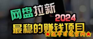 创业粉+网盘拉新+私域全自动玩法,傻瓜式操作,小白可做,当天见收益-流年日记