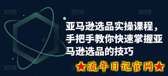 亚马逊选品实操课程，手把手教你快速掌握亚马逊选品的技巧-流年日记