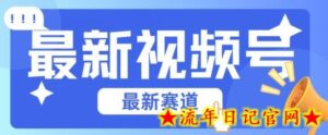 视频号全新赛道,碾压市面普通的混剪技术,内容原创度高,小白也能学会-流年日记