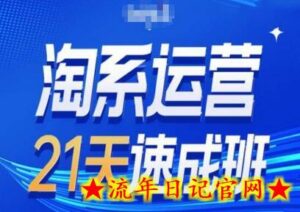 淘系运营24天速成班第28期最新万相台无界带免费流量-流年日记