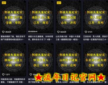 大案纪实解说课，2024年最新抖音大案教学教程插图(1)