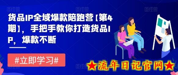 货品IP全域爆款陪跑营【第4期】，手把手教你打造货品IP，爆款不断-流年日记