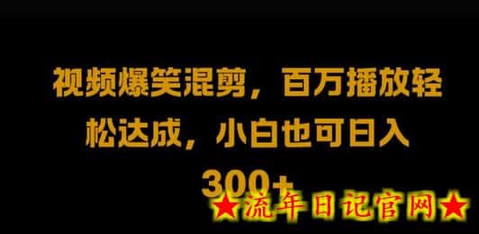 视频号零门槛，爆火视频搬运后二次剪辑，轻松达成日入1k-流年日记