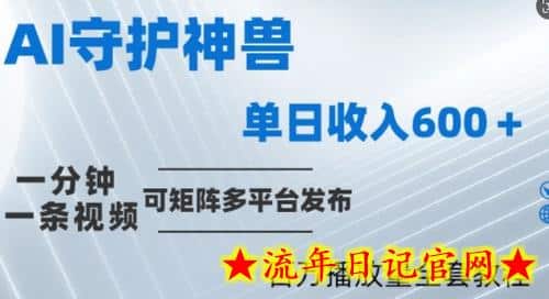 制作各省守护神，100多W播放量的视频只需要1分钟就能完成-流年日记