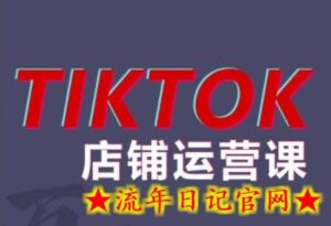2024TikTok小店运营课程,帮助你解决东南亚跨境TK店铺运营五大常见问题-流年日记