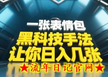 黑科技手法，小白当天可做，一张表情包引爆你的评论区-流年日记