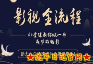 【影视全流程】教你做一部成功的电影,助力小白快速成为金牌操盘手-流年日记