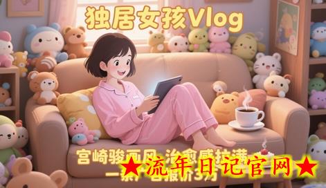 单个账号涨粉71W！用AI制作独居女孩Vlog，宫崎骏画风，治愈感拉满，一条广告报价3W-流年日记