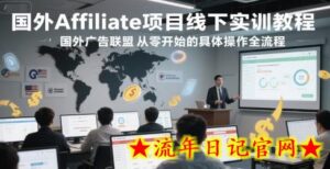 国外Affiliate项目线下实训教程,国外广告联盟从零开始的具体操作全流程-流年日记