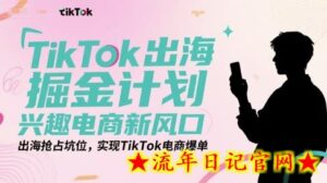 TikTok出海掘金计划,兴趣电商新风口,出海抢占坑位,实现TikTok电商爆单-流年日记