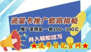 2025年外面卖1500的流量卡项目最新玩法,绿色无门槛对新手非常友好,日入3张+-流年日记