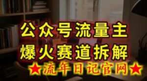 AI公众号流量主爆火赛道拆解—剧评领域,86分钟干货分享-流年日记