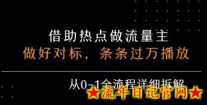 公众号流量主之景点吐槽,引发共鸣,条条过万播放,单篇收益50-3张,从0-1全流程详细拆解-流年日记