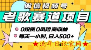 超牛逼的经典老歌赛道,AI原创无需搬运,每天10分钟,日入5张+,带实操教程-流年日记