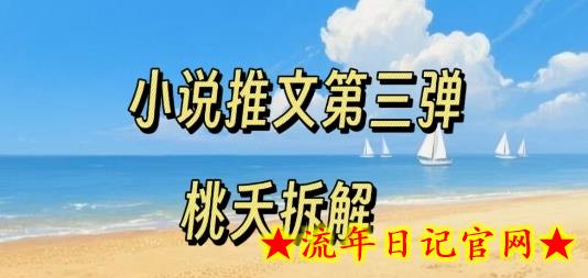 小说推文项目操作全流程第三弹，0粉就能做，门槛低非常适合新手-流年日记