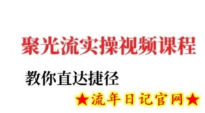 小红书聚光投流实操课程,教你直达捷径(更新)-流年日记