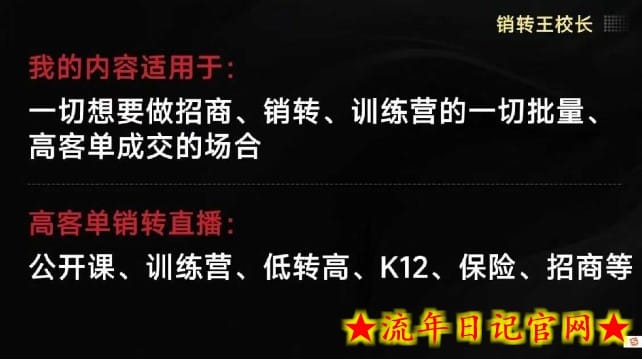 销转王校长合集，销转课，把公开课做成印钞机，送王校长印钞机课-流年日记