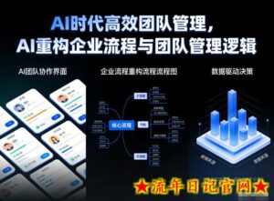 AI时代高效团队管理，AI重构企业流程与团队管理逻辑-流年日记