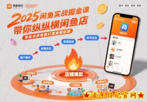 2025闲鱼实战掘金课，带你纵横闲鱼店，零起点多维度打造全能玩家-流年日记