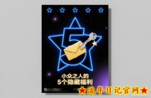 付费文章：小众之人的5个隐藏福利-流年日记