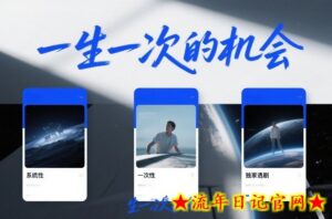 付费文章合集《一生一次的机会》3篇，一个系统性、一次性、独家性的透剧-流年日记