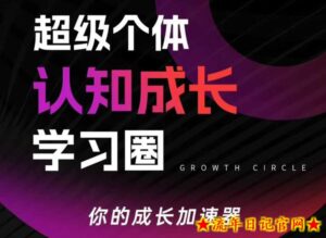 超级个体认知成长学习圈，你的成长加速器，用认知破局，用行动变现（更新）-流年日记