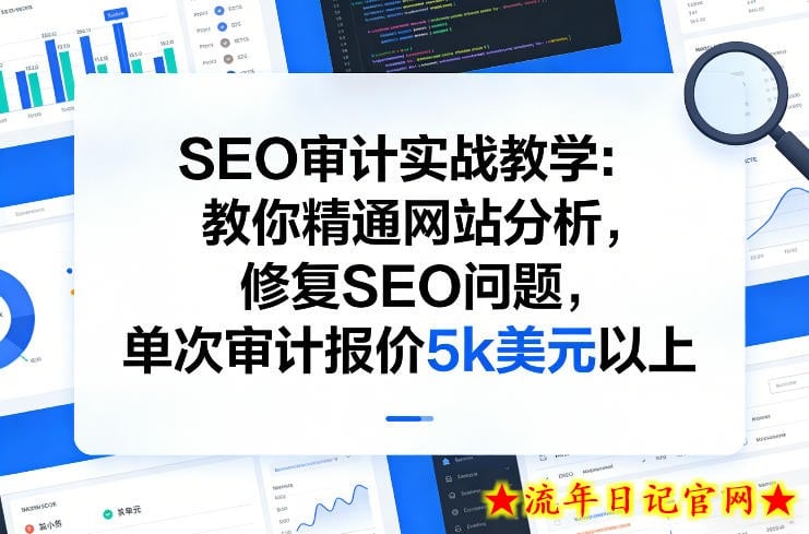 SEO审计实战教学：教你精通网站分析，修复SEO问题，单次审计报价5k美元以上