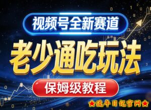 视频号全新AI赛道，老少通吃玩法，保姆级教程-流年日记